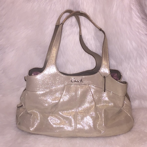coach shimmer purse